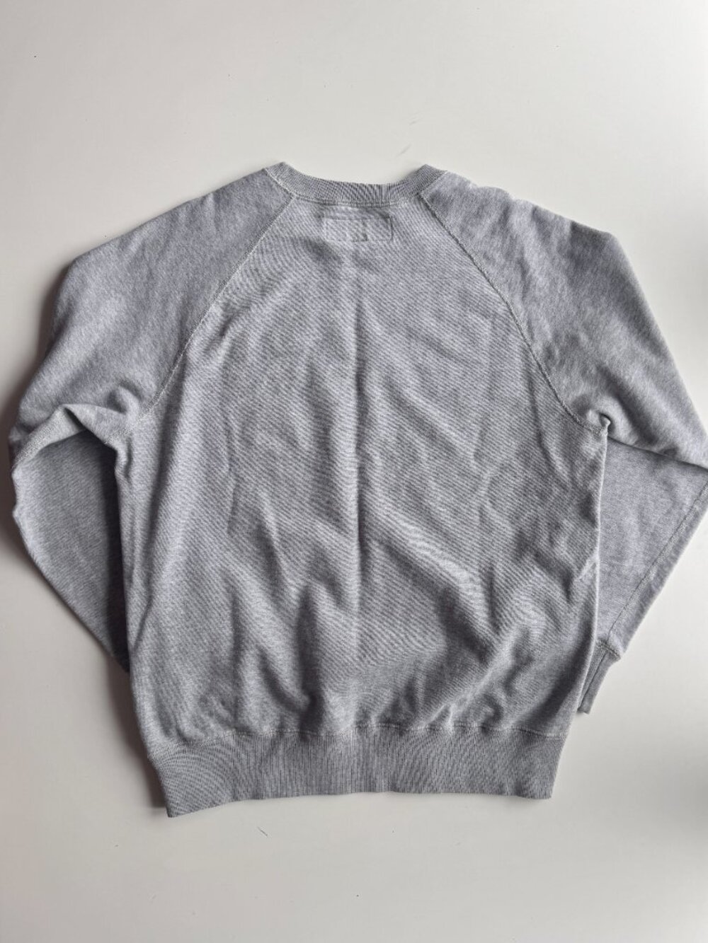 PROVINCE OF CANADA Heather Grey 100% Cotton Terry Crew Neck Sweatshirt, Size M - Picture 10 of 14